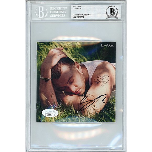 Sam Smith Signed Love Goes CD Cover Booklet JSA Beckett BAS Slabbed Autographed - Picture 1 of 6